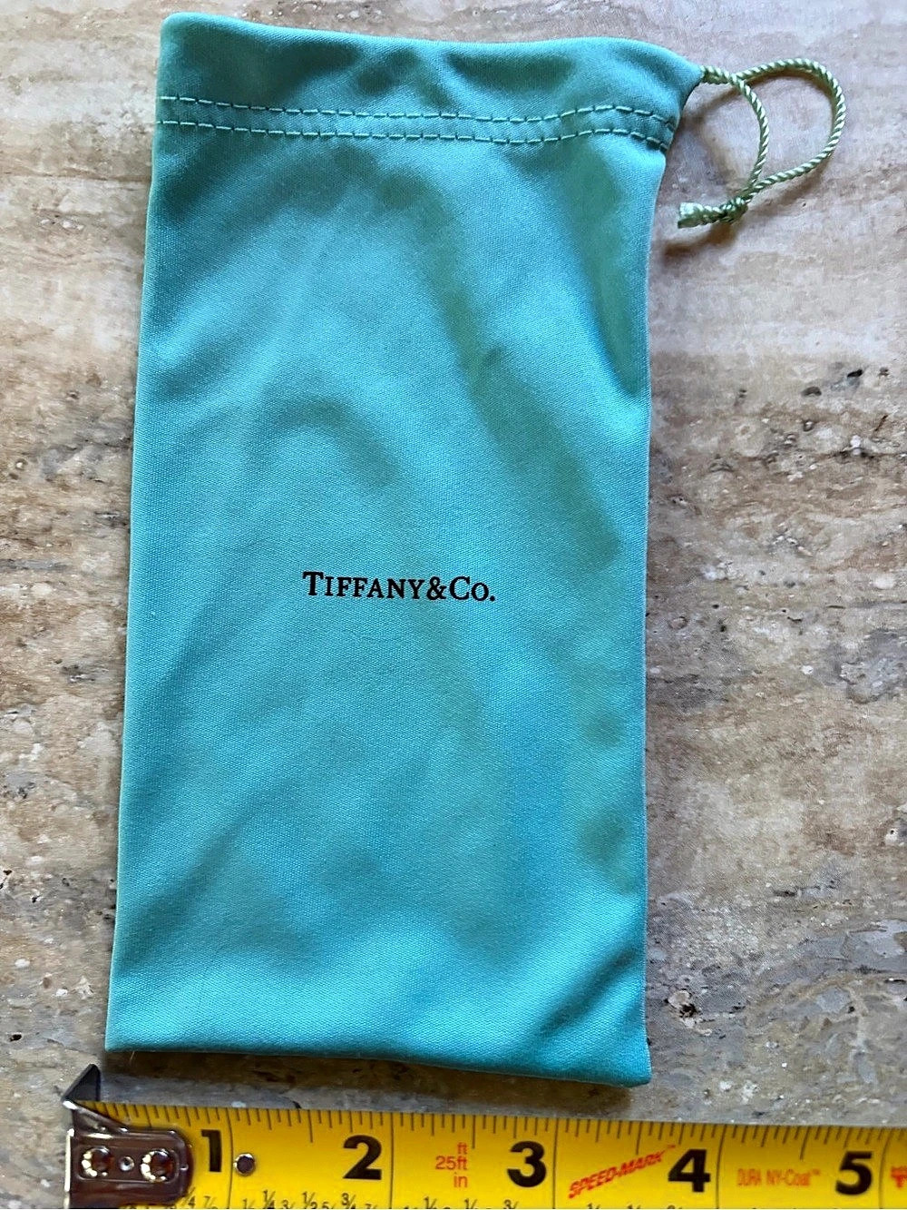 Tiffany & Co. Microfiber Eyeglass / Sunglasses Pouch. Blue